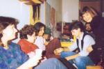 1988 - Anna, Pina, Roberta, Davide, Holly